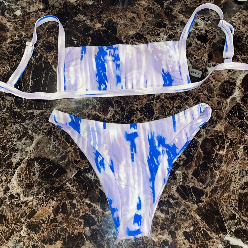 Tye Dye High Cut Bikini